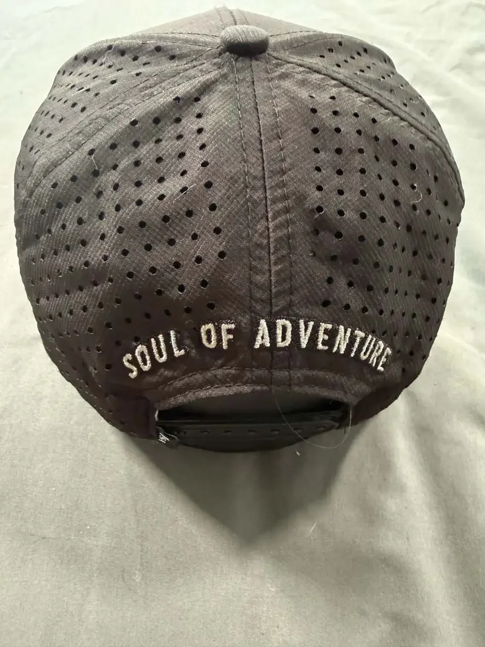 SA Soul of Adventure USA Flag Black Performance Snapback Hat One Size